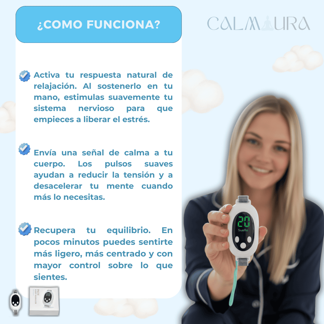 CalmAura™ Calma sin medicamentos.