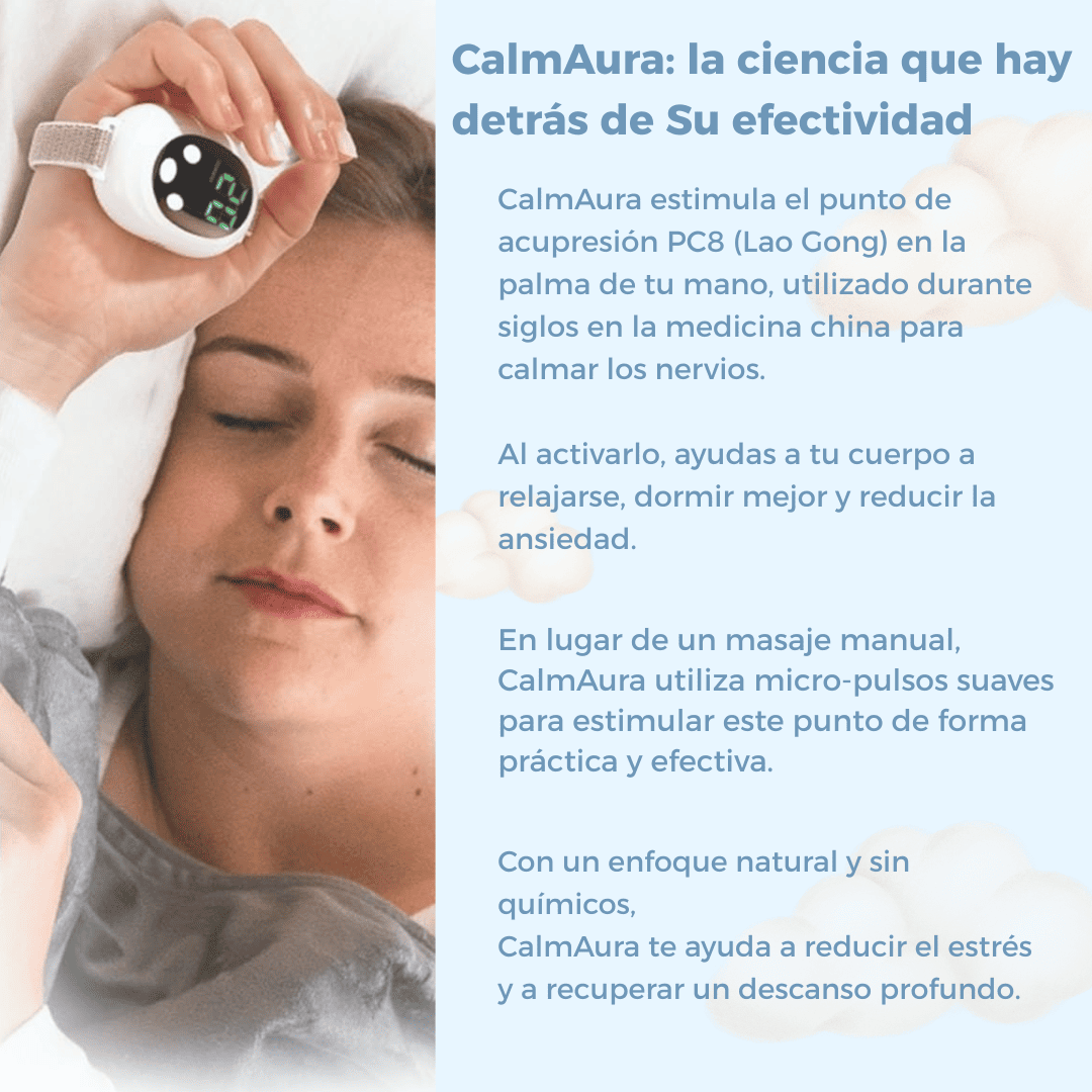 CalmAura™ Calma sin medicamentos.